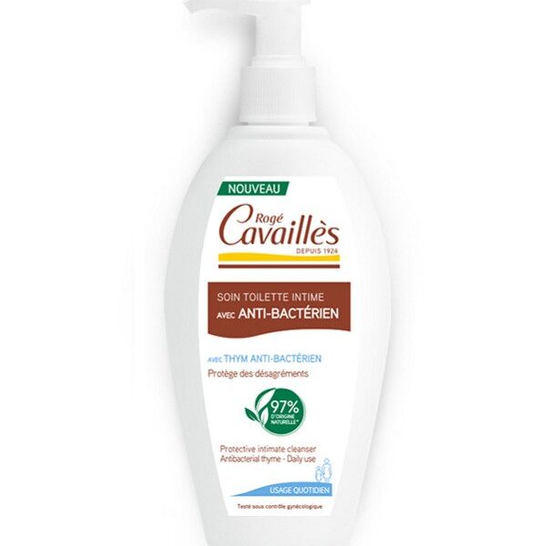 ROGE CAVAILLES SOIN NATUREL TOILETTE INTIME ANTI BACTÉRIEN 250ML