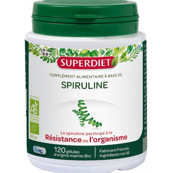 Super Diet Spiruline - 120 Gélules