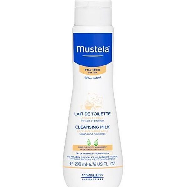 Mustela Lait de Toilette Bébé - 200 ml