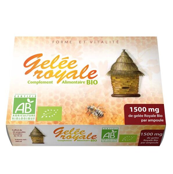 Gph Diffusion Gelée Royale Bio - 20 Ampoules 1500 mg