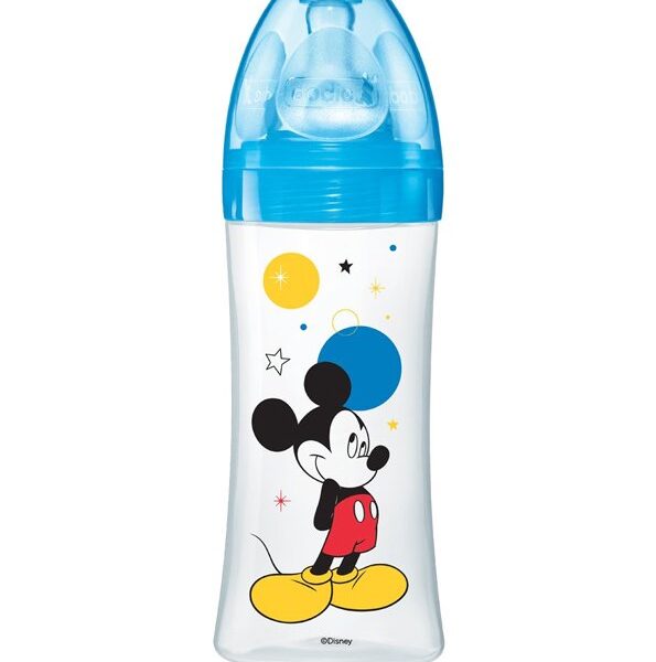 Dodie - Biberon Disney Baby Mickey Initiation+ Anti-colique débit 3 (6M +) - 330 ml