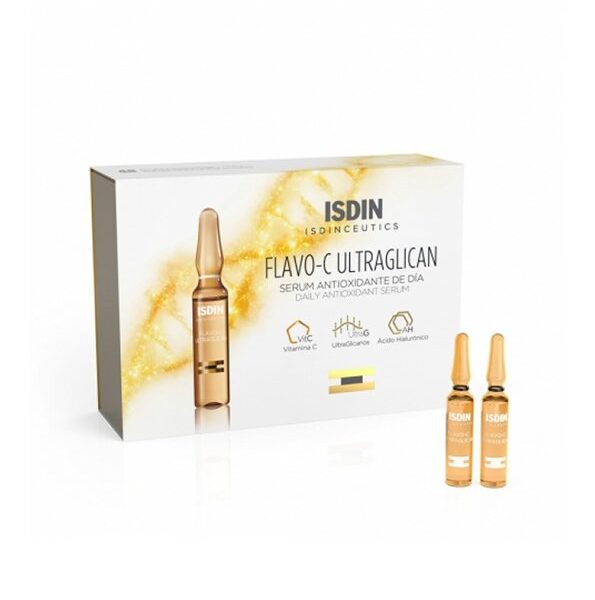Isdin Flavo-C ultragilican serum antioxydant jour 10 Ampoules*2ml