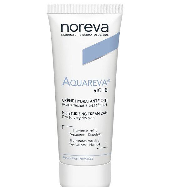 NOREVA AQUAREVA CRÈME HYDRATANTE 24H RICHE 40 ml