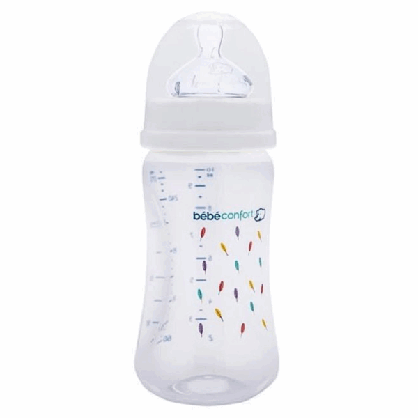 Bebe Confort - Biberon Maternity en verre 270 ml - Indians Blanc (0-12M +)