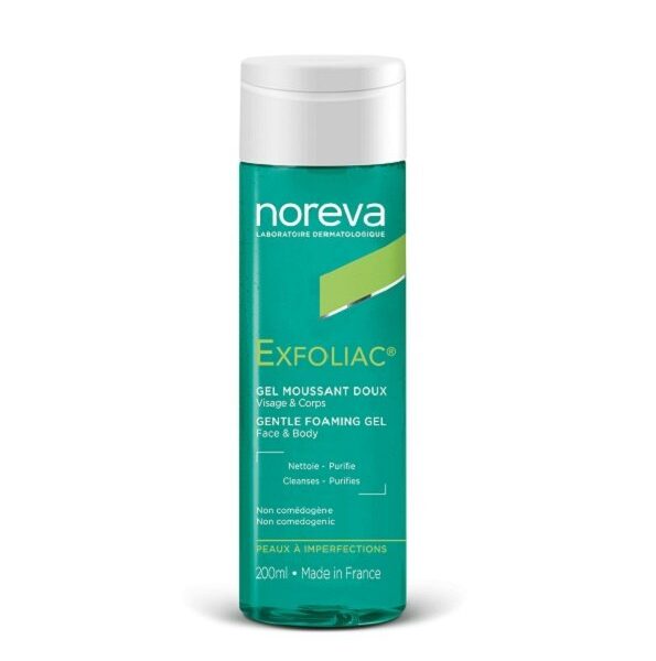 NOREVA EXFOLIAC GEL MOUSSANT DOUX 200ml