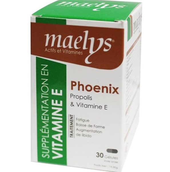 Maelys Phoenix Propolis et Vitamine E - 30 Gélules
