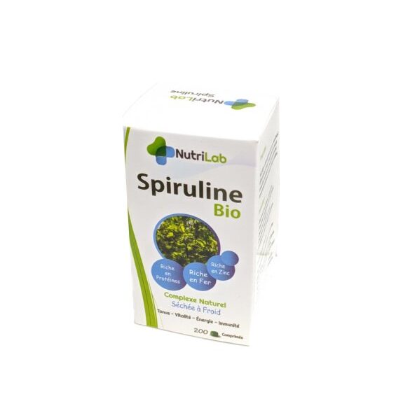 NutriLab Spiruline Bio 240 Comprimés
