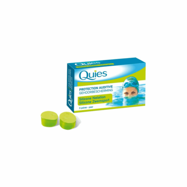 Quies Protection en silicone spécial natation - 6 paires