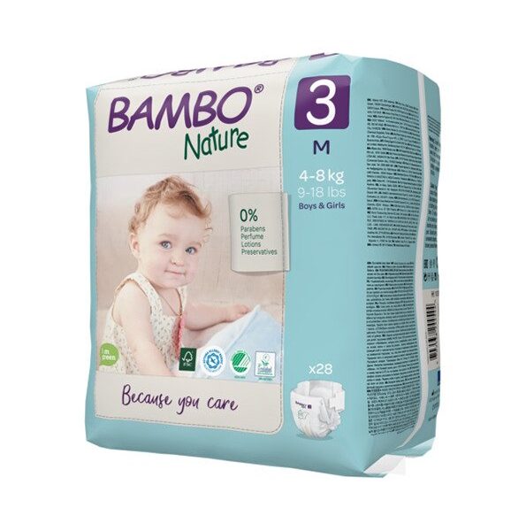 Bambo Nature 3. couches M / 4-8kg/52un