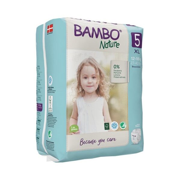 Bambo Nature 5. couches XL 12-18kg/44un