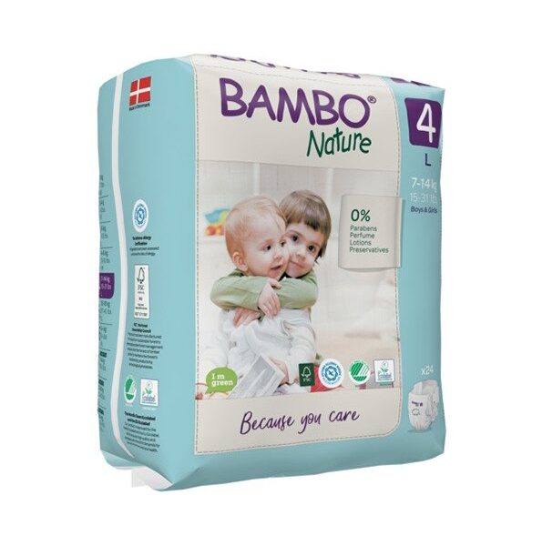 Bambo Nature 4. couches L 7-14kg/48un