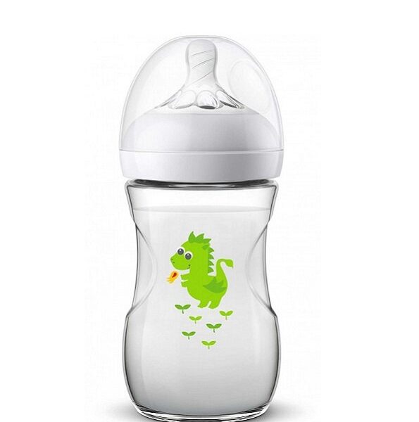 AVENT NATURAL BIBERON DEBIT LENT DES 1 MOIS Dragon 260ML