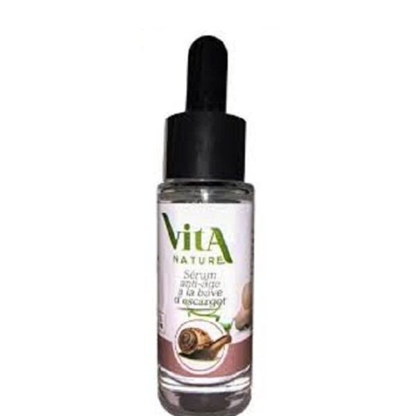 VITA NATURE Serum Anti age à la Bave d'Escargot 30ml