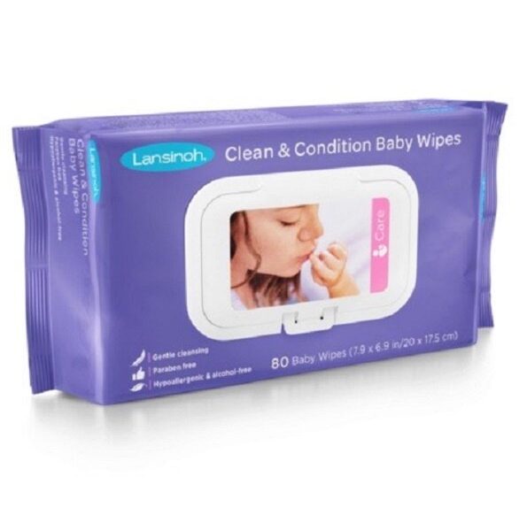 Lansinoh Lingettes à la Lanoline - 80 unités